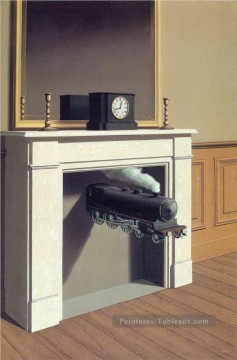 Rene Magritte Painting - El tiempo paralizado 1938 René Magritte